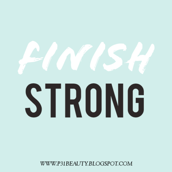 finish strong