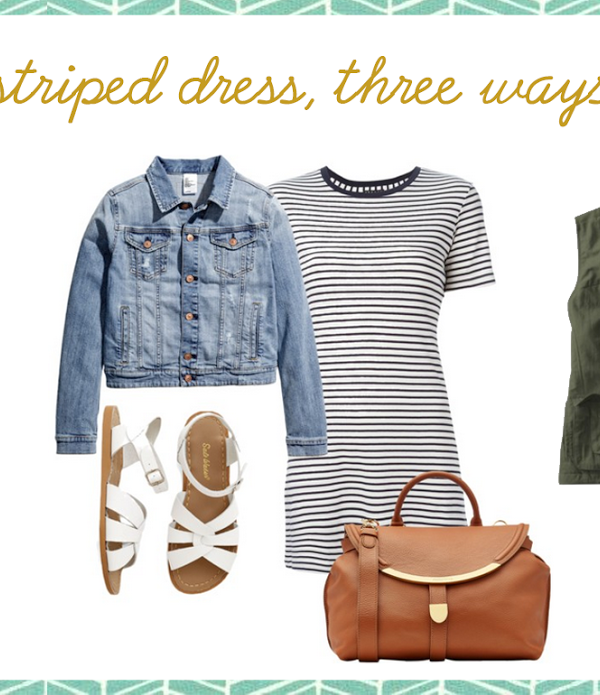 striped dress // three ways