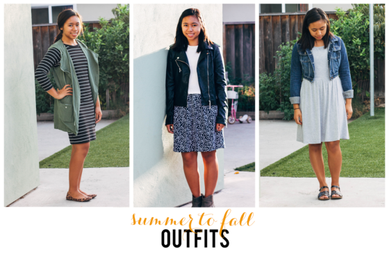 3 Summer to Fall Outfits