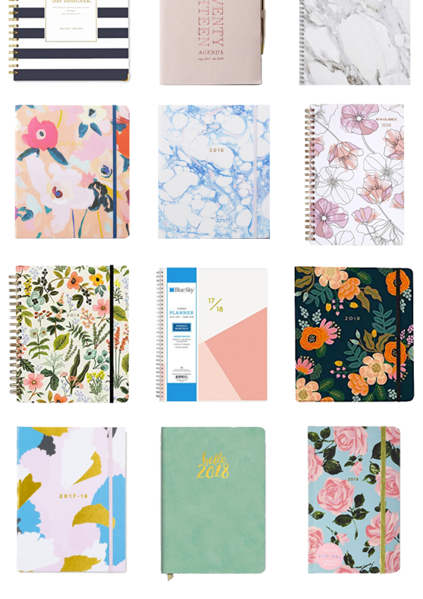 Stylish Planners Under $35 for 2018